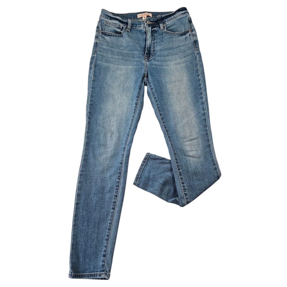 Lucky Brand Bridgette High Rise Skinny Jeans Medium Wash Denim Womens 8/29 R